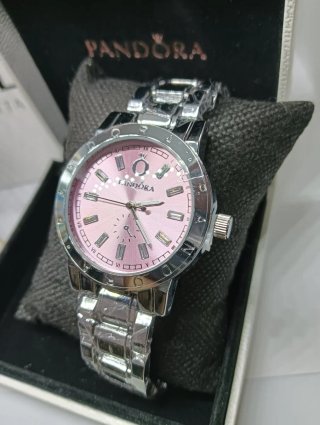 Reloj Pandora Rosa y Plateado