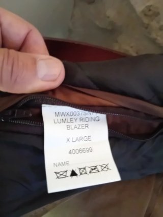 Barbour Blazer da equitazione Taglia XL