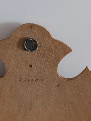 Crucifijo de madera con INRI