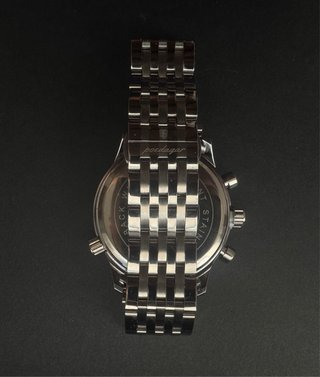 Reloj Poedagar Elegante Verde y Plateado