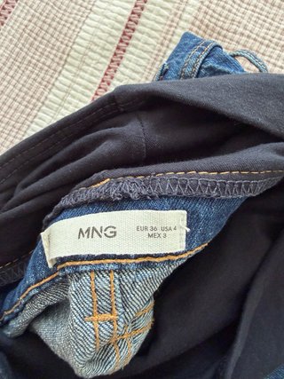 Jeans Wide Leg Premamá maternity Azul Oscuro
