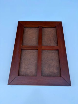 Marco de madera para 4 fotos colonial 37x27