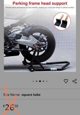 Adaptadores para caballete moto