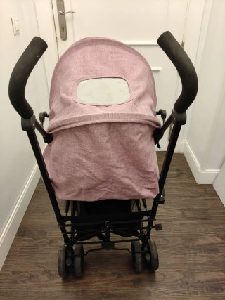 Silla de paseo ligera rosa