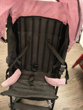 Silla de paseo ligera rosa