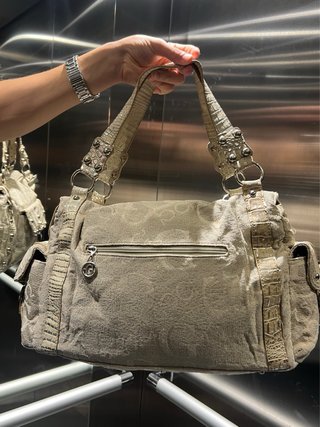 Bolso vintage Beige y Dorado