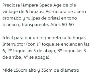 Lámparas de pie con diseño vintage