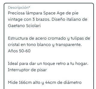 Lámparas de pie con diseño vintage