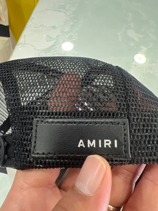 Gorra Amiri Trucker Negra Multicolor