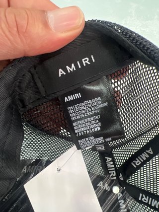 Gorra Amiri Trucker Negra Multicolor