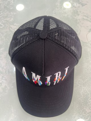 Gorra Amiri Trucker Negra Multicolor