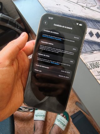 iPhone 15 Pro Max Gris/Plata