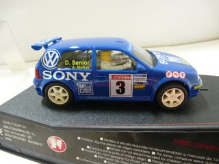 Ninco VW Golf Rallye Sony McRAE (LEER) Scalextric