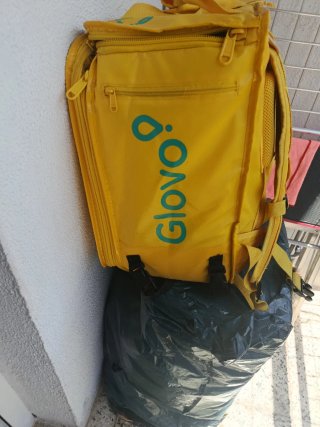 Mochila Glovo Amarilla