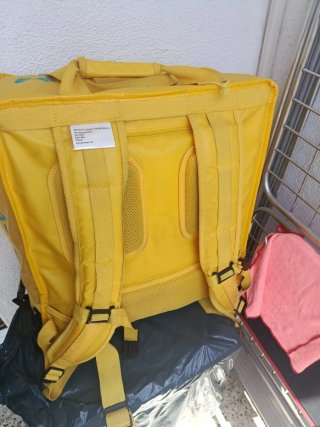 Mochila Glovo Amarilla