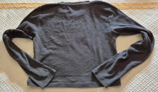Camiseta manga larga Stradivarius gris Talla L