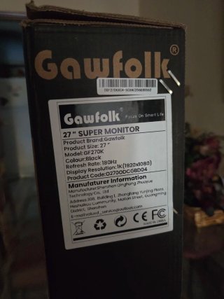 Monitor curvo de 27"
