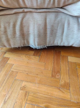 Sofá relax tela beige