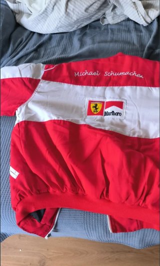 Chaqueta Ferrari Michael Schumacher Talla XXl niño