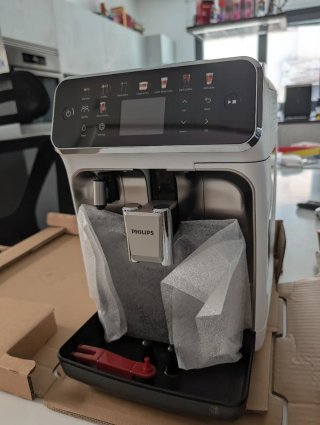 Cafetera Philips 5500 LatteGo Blanca