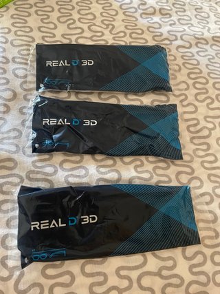 Gafas RealD 3D (3 unidades)
