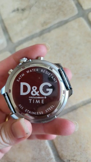 Orologio D&G Time Dolce & Gabbana Argento Nero