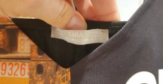 Body estampado Zara W&B Collection Talla M