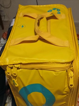 Bolsa de reparto Glovo amarilla