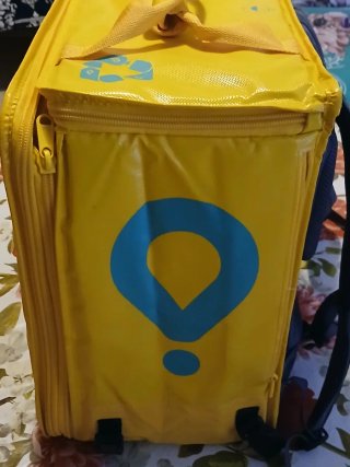 Bolsa de reparto Glovo amarilla