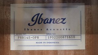 Ibanez PNB14E-OPN Basso Acustico Corta Scala