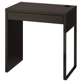 Escritorio MICKE Ikea negro-marrón 73x50cm