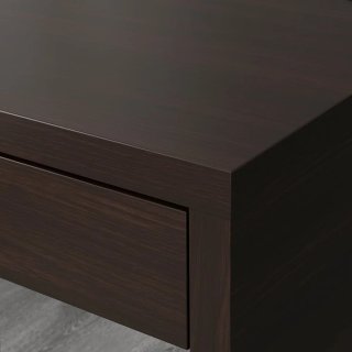 Escritorio MICKE Ikea negro-marrón 73x50cm
