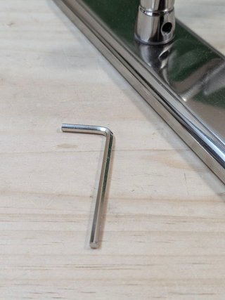 Manillas Amig BETA Puerta 256x48mm Cromado Mate
