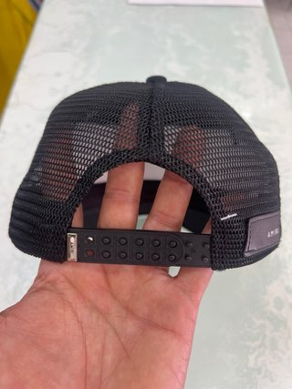 Gorra Amiri Trucker Negra y Blanca