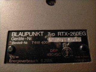 Grabador VHS Blaupunkt RTX-260 y cámara TVC-313