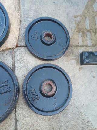 2 discos de pesa 5kg