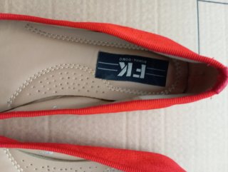 Manoletinas rojas FK Talla 40