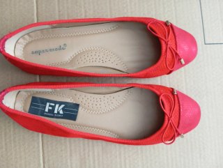 Manoletinas rojas FK Talla 40