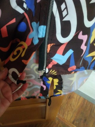 Cortavientos mujer talla única estampado