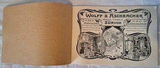 Album Vedute Storiche Zurigo Ansichten 1900