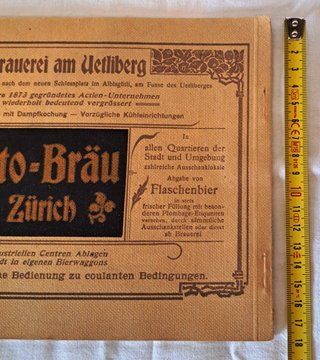 Album Vedute Storiche Zurigo Ansichten 1900