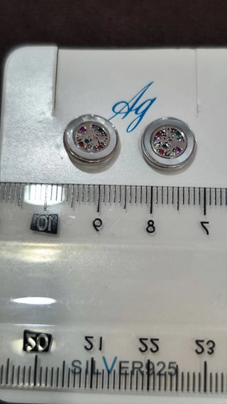 Pendientes plata árbol vida circonitas chica nuevo