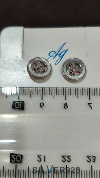 Pendientes plata árbol vida circonitas chica nuevo