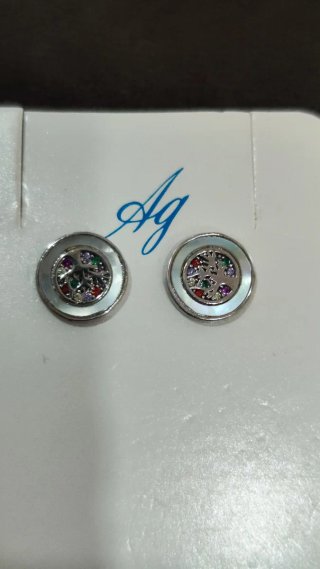 Pendientes plata árbol vida circonitas chica nuevo