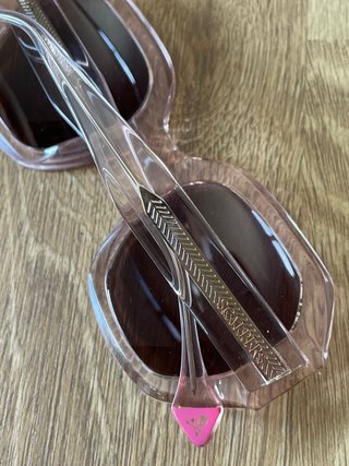 Gafas de sol octogonales sin uso