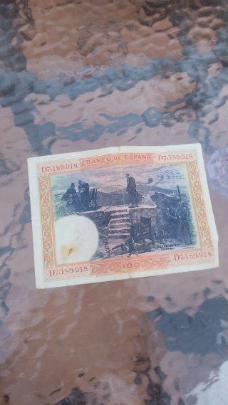 Billetes República Española 50 Pesetas (10 unidade