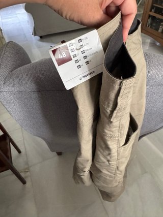Pantalón corto cargo gris hombre