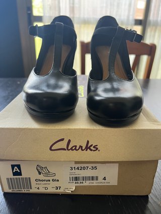 Zapatos Clarks Talla 37 Negro