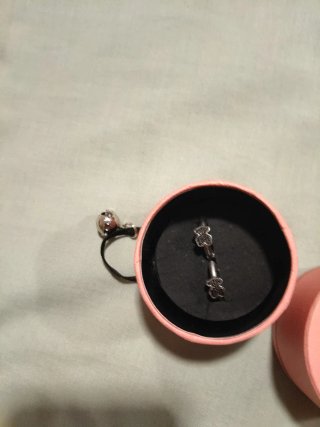 Pendientes Oso Tous Plata Negro
