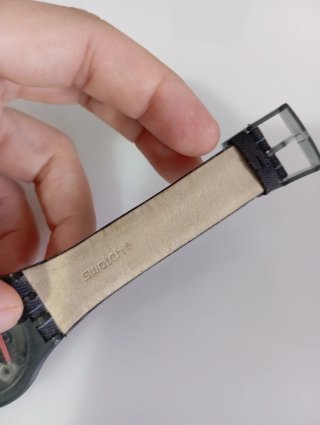 Reloj Swatch Vintage Gris Oscuro (Años 90)